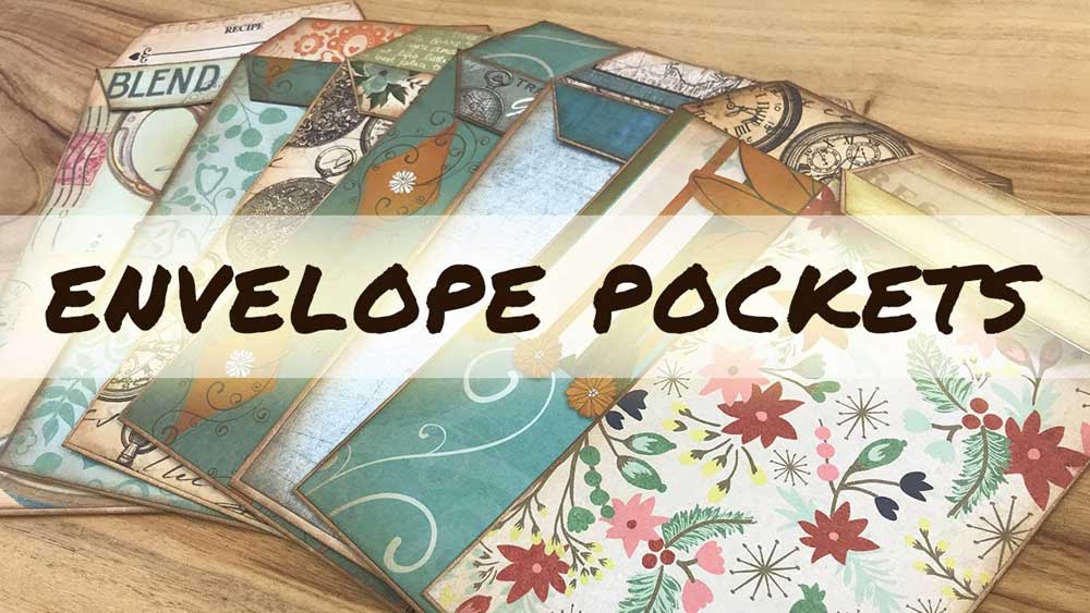 How to make Envelope Pockets for your Junk Journals