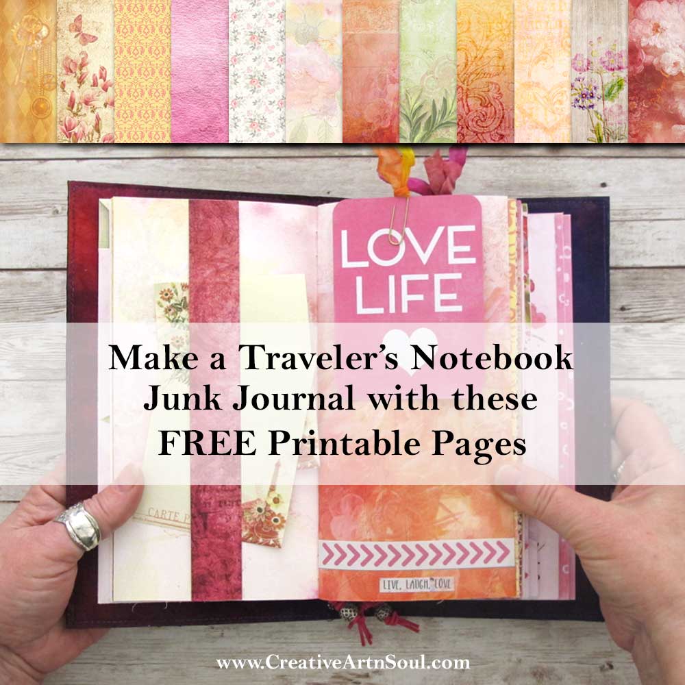 How to Put Together a Printable Insert for Your Travelers Notebook