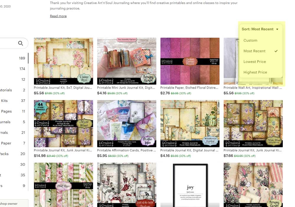 Choosing a Niche for Your Printables Business > Creative ArtnSoul