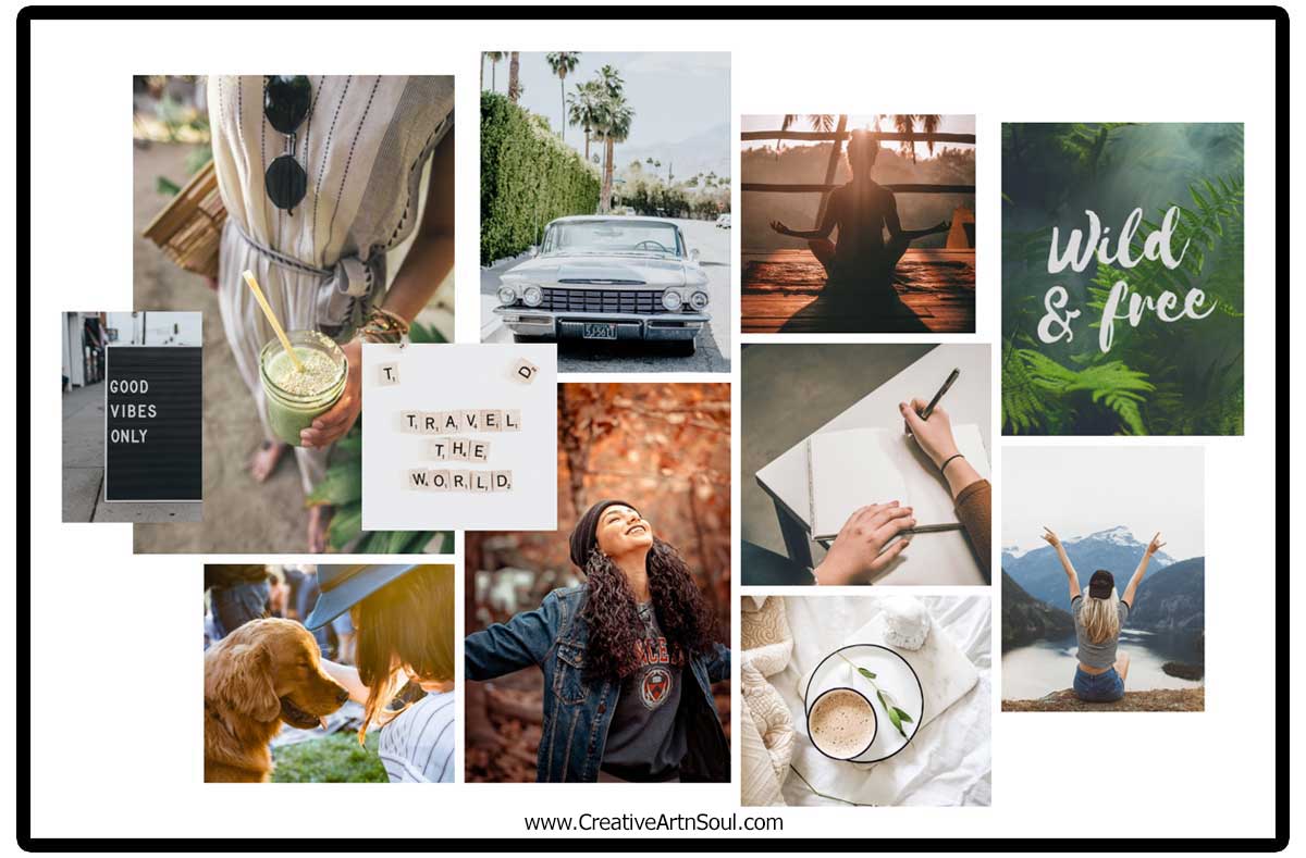 Make a Vision Board Journal to Manifest Your Goals and Dreams