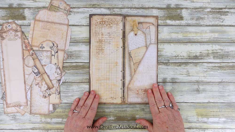 Make a Printable Tall and Skinny Junk Journal