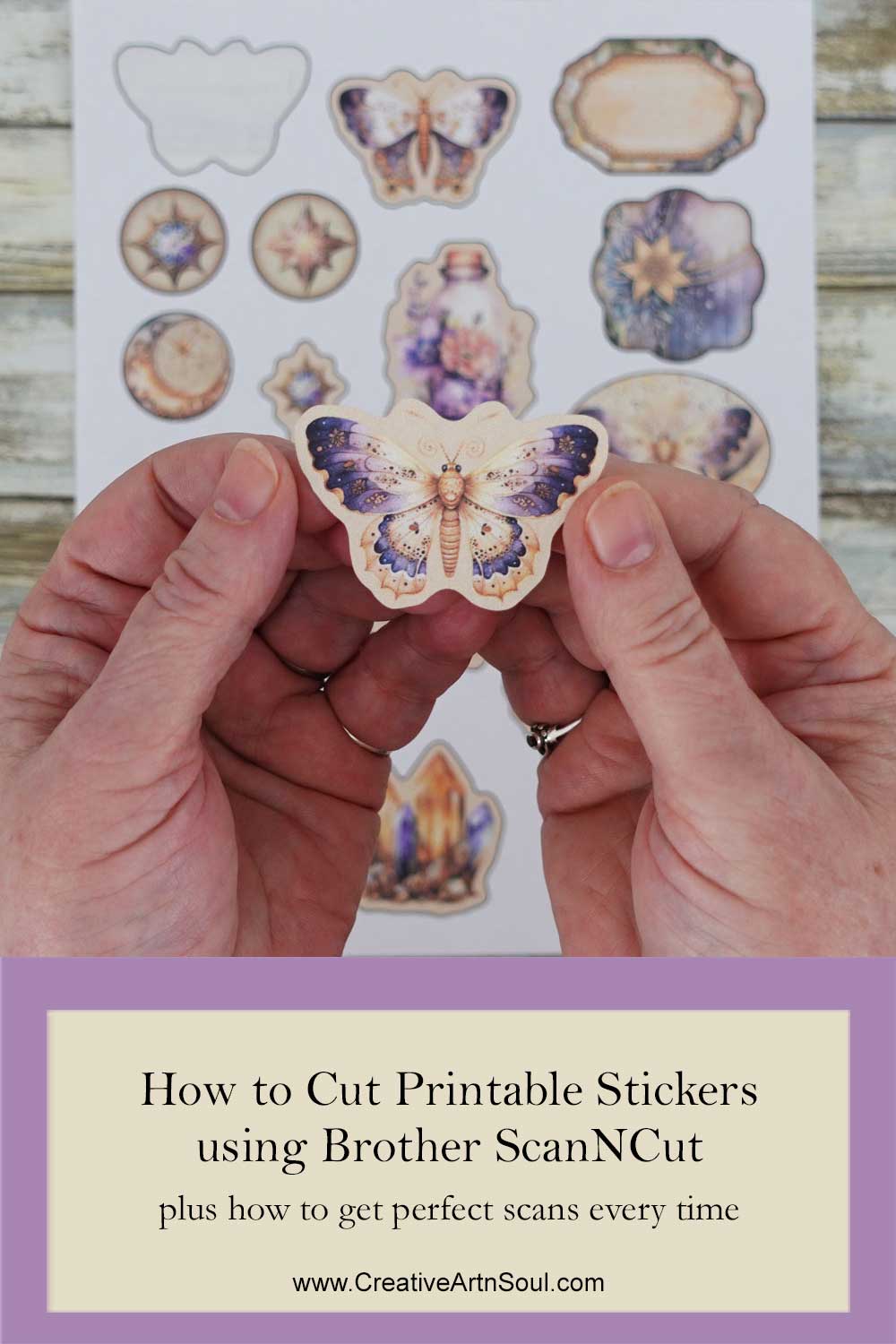 How to Cut Stickers Using the Brother Scan'N'Cut Machine