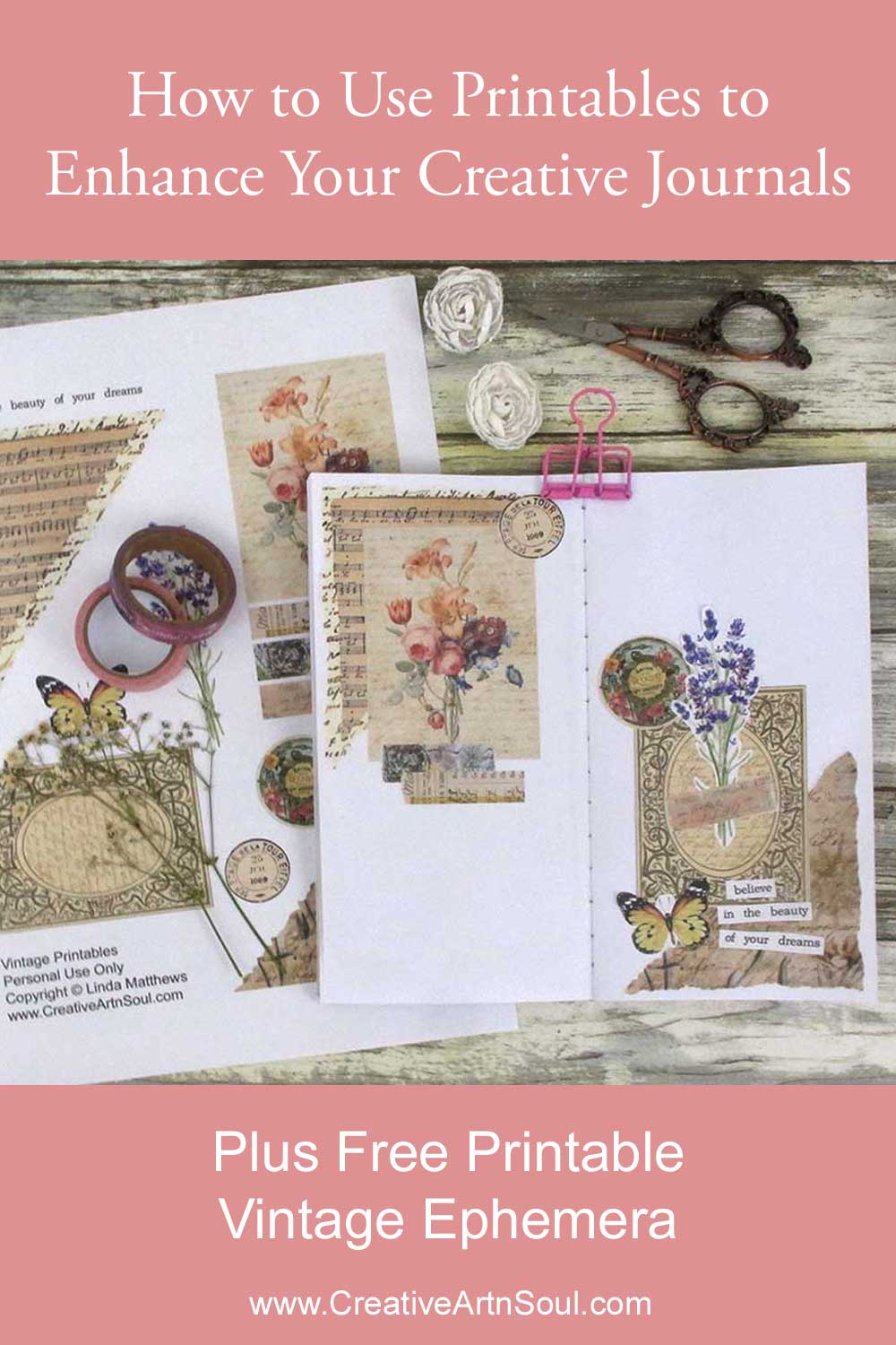 How to Use Printables to Enhance Your Creative Journaling